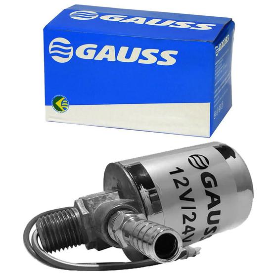 Imagem de Válvula Solenoide Elétrica Buzina Ar Universal 12/24V Gauss