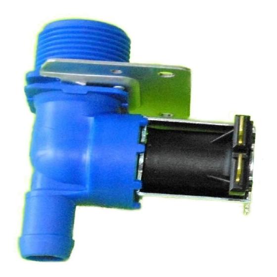 Imagem de Válvula Solenoide Simples de Entrada De Água para Lavadora Máquina de Lavar Brastemp 220v C/ suporte