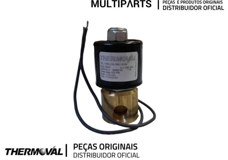 Imagem de Valvula Solenoide Thermoval 1/4 Para Autoclave