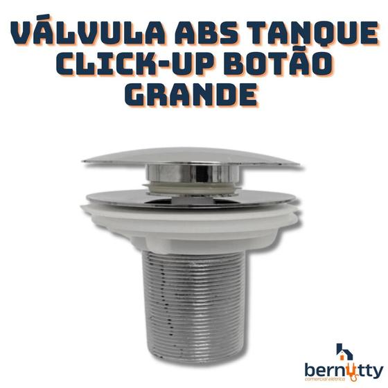 Imagem de Válvula Tanque Inteligente Click-Up Abs Cromada Ralo Click Cuba