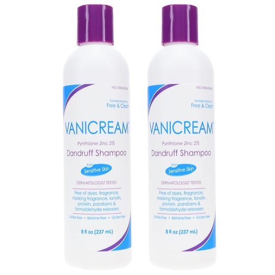 Imagem de Vanicream Shampoo Anti-Caspa Medicado, 8 fl oz Cada (Pacote de 2)