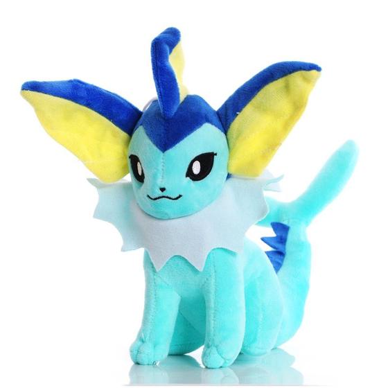 Imagem de Vaporeon de Pelúcia 23cm Boneco de Pelúcia de Pokemon