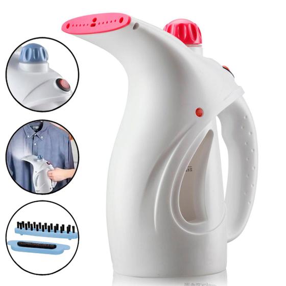 Imagem de Vaporizador 200ml Portátil para Tira Amasso de Roupas e Cortinas 110v