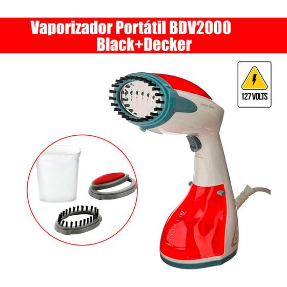 Imagem de Vaporizador Portátil BDV2000VBR Black+Decker Branco e Vermelho 127V 1200W