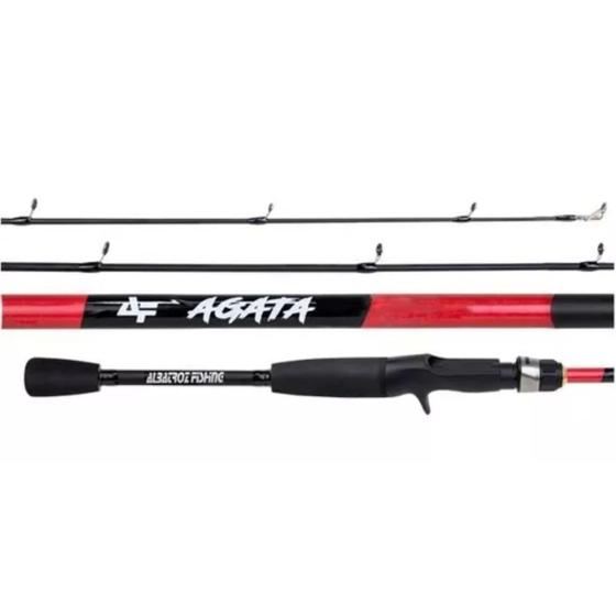 Imagem de Vara Agata Albatroz Carbon Carrtilha 1,8m 6-12lb Pesca Light