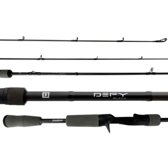 Imagem de Vara de Pesca 13 Fishing Defy Black 1,73m 12-20lb Ação Rápida Leve para Carretilha