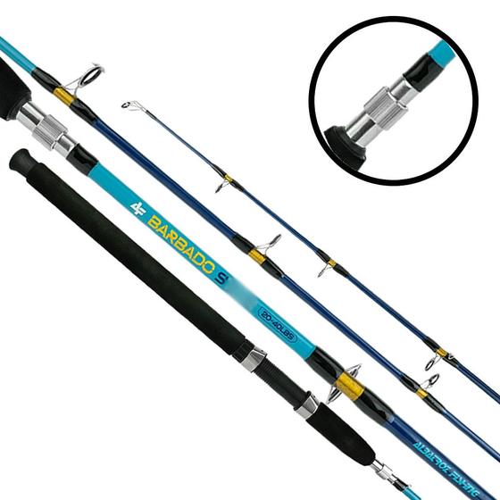Vara Molinete Barbado 1,80mt 20-40lb Emenda Rosca Lançamento é boa?