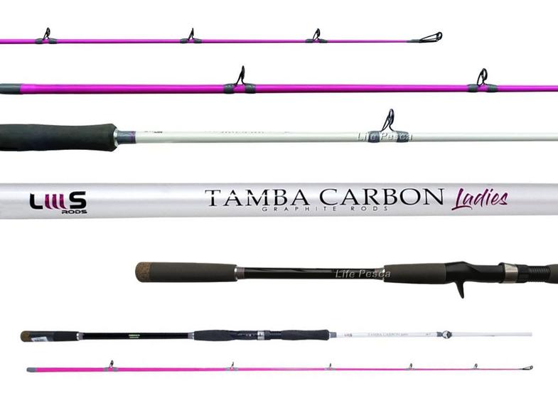 Imagem de Vara Para Carretilha Lumis Tamba Carbon Ladies 8'0" (2,40m) 30-60lbs TCBL240 - 2 Partes