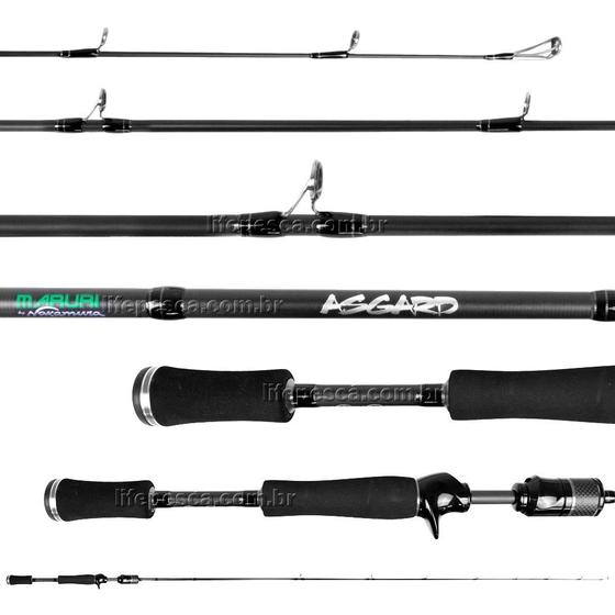 Imagem de Vara Para Carretilha Maruri By Nakamura Asgard 6'3" (1,90m) 10-14lb C631MF - Inteiriça