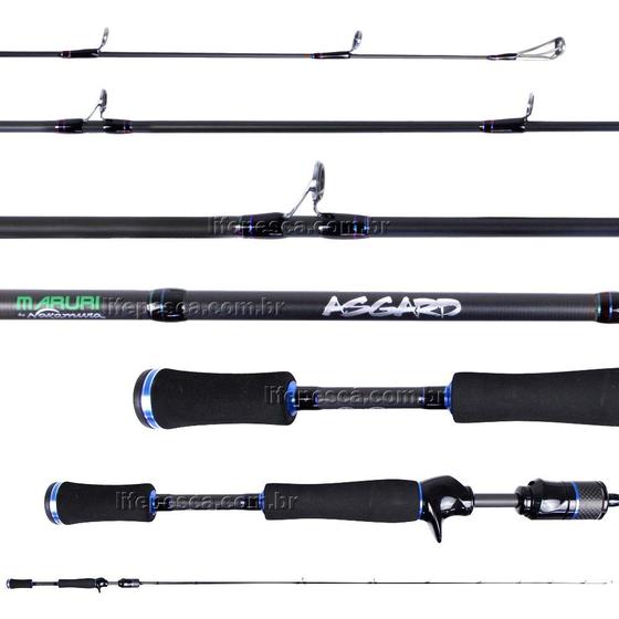 Imagem de Vara Para Carretilha Maruri By Nakamura Asgard 6'3" (1,90m) 6-12lb C631MLF - Inteiriça