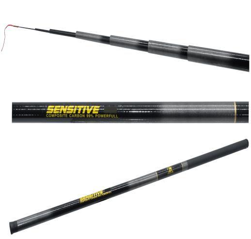 Imagem de Vara Pesca Barranco Telescopica Sensitive 99% Carbono 3,60mt