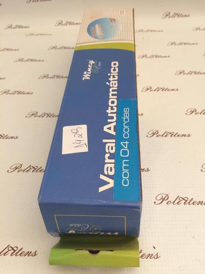 Varal automático retratil 4 cordas 3,2metros wincy Menor preço em Varal automático retratil 4 cordas 3,2metros wincy