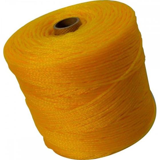 Imagem de Varal Corda Nylon Unifio Amarelo 400M