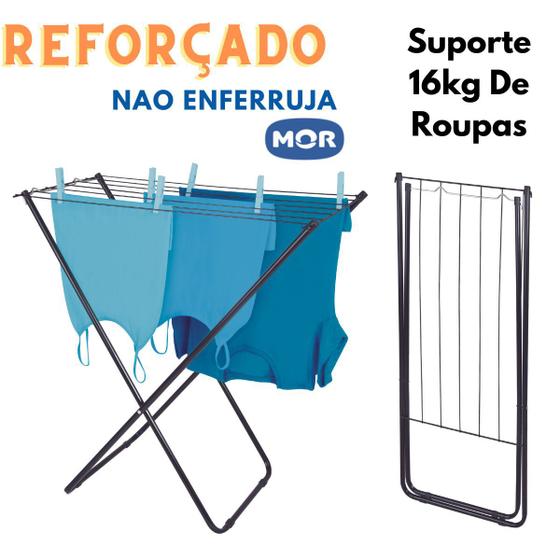 Varal De Chão Slim Para Roupas Retrátil Inoxidável Reforçado Menor preço em Varal De Chão Slim Para Roupas Retrátil Inoxidável Reforçado