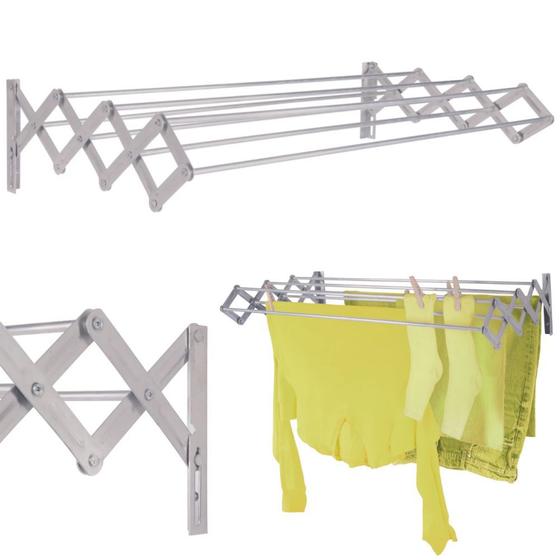 Varal de Parede Retratil Sanfonado 1 M em Aluminio  Mor e Lazer  é boa?