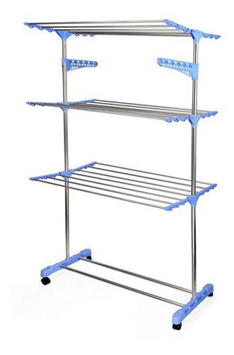 Varal De Roupa Retrátil Articulado Dobrável Vertical C/ Roda Menor preço em Varal De Roupa Retrátil Articulado Dobrável Vertical C/ Roda