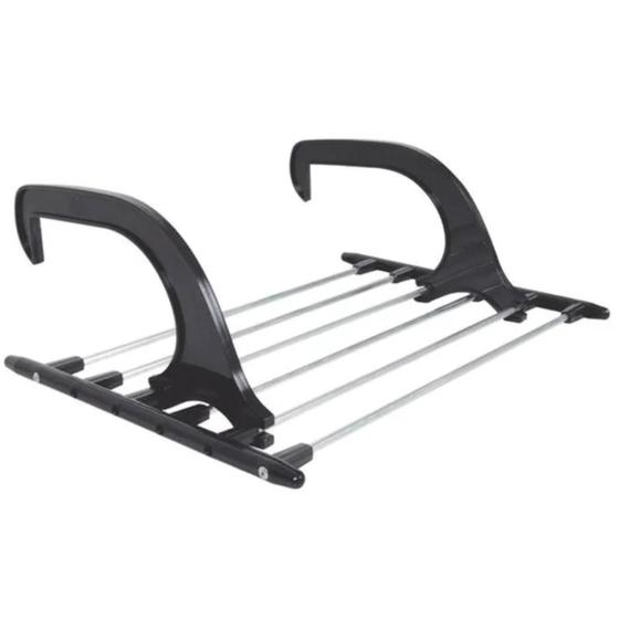Imagem de Varal De Roupas Aluminio Reforçado Retrátil Apartamento