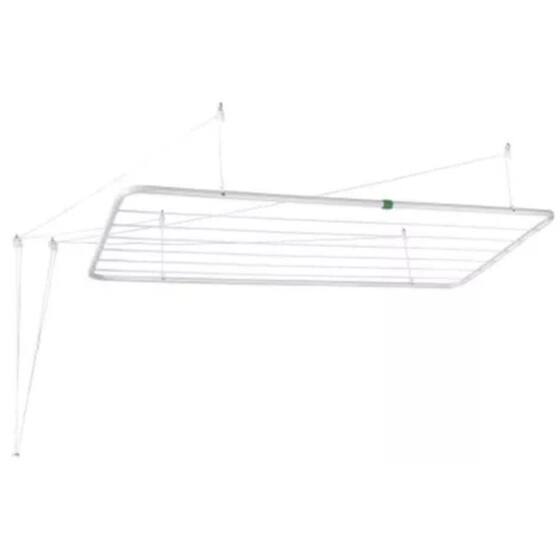 Varal de Teto Maxeb em Aço 90cm Suporte 13kg - Resistente e Prático ...