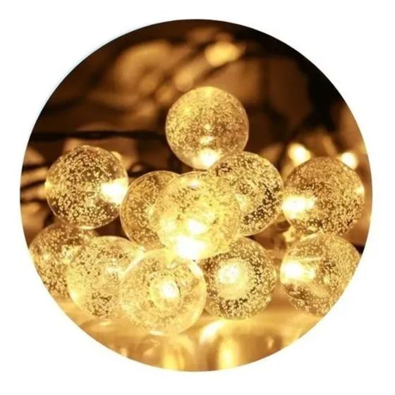 Varal Luminária 20 Bolinhas De Bolha Cordão De Led Bola Menor preço em Varal Luminária 20 Bolinhas De Bolha Cordão De Led Bola