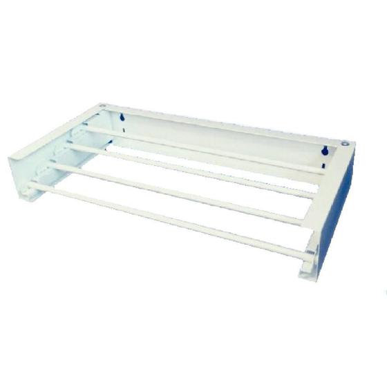 Varal Mágico 60Cm Dobrável 4 Varetas Todo Em Alumínio Branco Menor preço em Varal Mágico 60Cm Dobrável 4 Varetas Todo Em Alumínio Branco