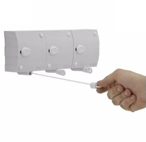 Imagem de Varal Modular Recolhe Automático - 6 Peças Com 4,8m Cada