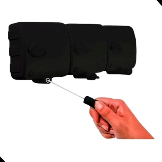 Imagem de Varal Parede Retrátil Automático Modular Stendmax 3 Unidades. Com 6m Cada