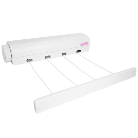 Varal Retrátil Automático 4 Cordas Star Limp Menor preço em Varal Retrátil Automático 4 Cordas Star Limp