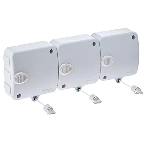 Imagem de Varal Retrátil Automático Modular Stendmax Com 3 Modulos