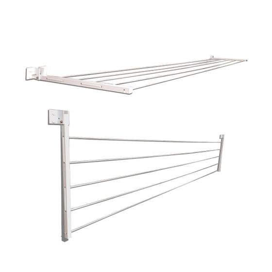 Varal Roupa De Parede Articulado Retratil Até 4 Mt Aluminio é boa?