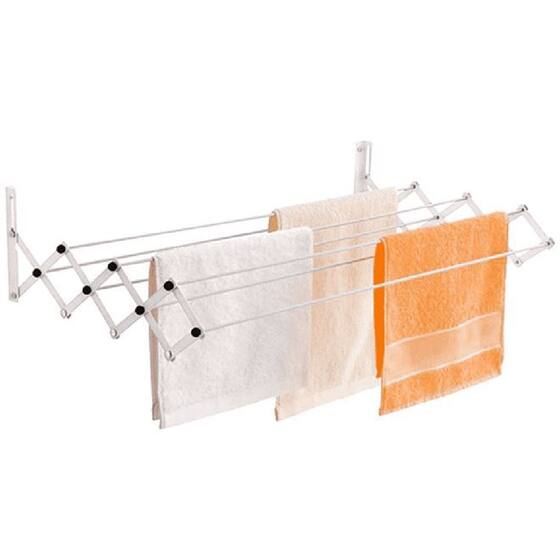 Varal Sanfonado Maxeb Aço 77cm Pintado de Branco - Varal - Magazine Luiza