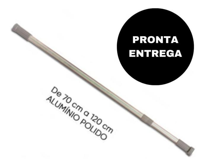 Imagem de Varão Ajustável Extensível 70cm A 1,20m -  Não Enferruja