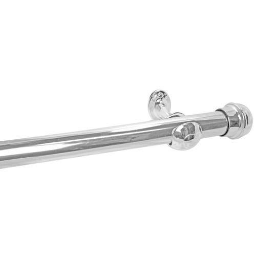 Varão para Cortina Simples 3,00 Metros 28 mm Cromado Menor preço em Varão para Cortina Simples 3,00 Metros 28 mm Cromado