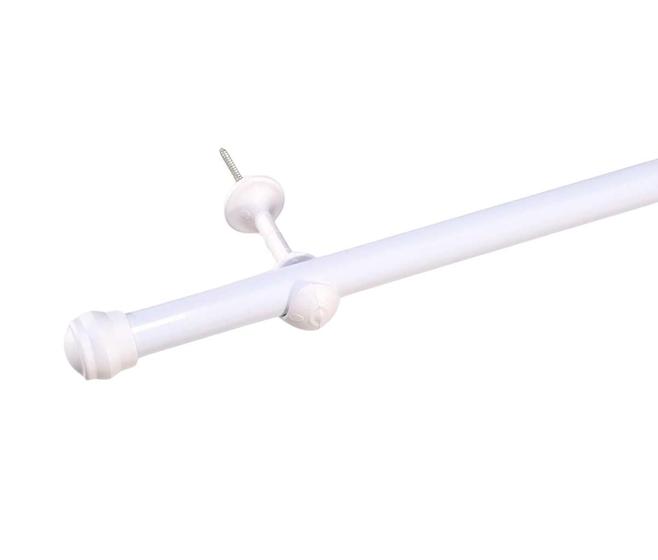 Imagem de Varão Simples para Cortina de 3 Metros Espessura 19mm - Branco