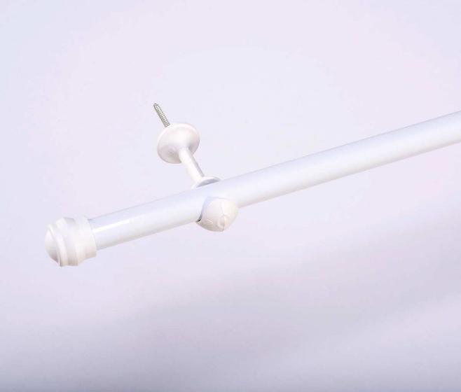Varão Simples para Cortina de 4 Metros Espessura 19mm - Branco Menor preço em Varão Simples para Cortina de 4 Metros Espessura 19mm - Branco