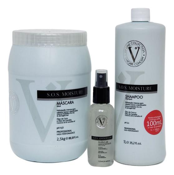 Imagem de Varcare Concept S.O.S Moisture Kit Profissional  Vip Line Collection