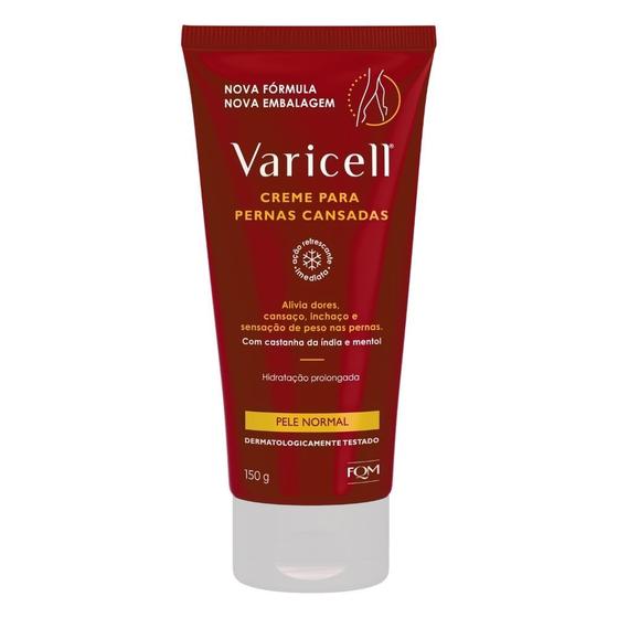 Imagem de Varicell Creme Pele Normal 150g - Creme para Varizes, Dores e Pernas Cansadas