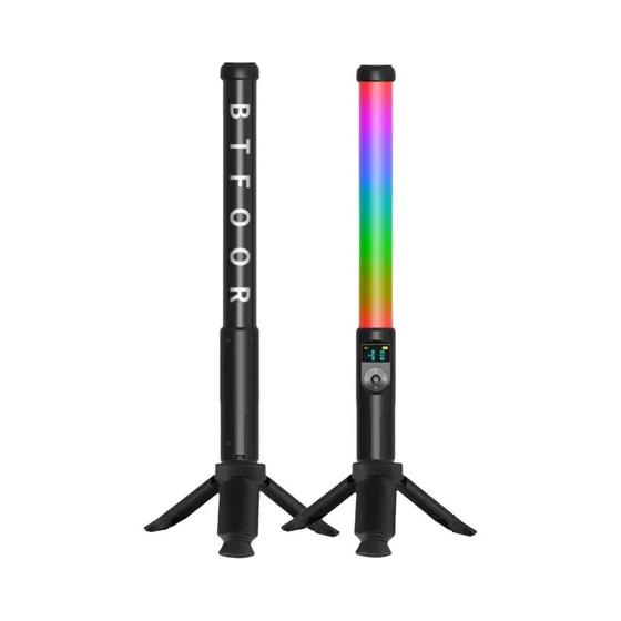 Imagem de Varinha De Luz LED RGB Colorida Com Tripé Para Festa, Fotografia, Vídeo, Flash Portátil