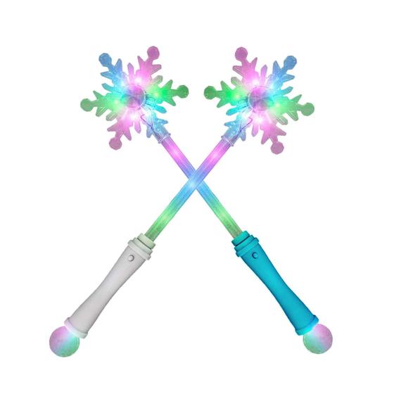 Imagem de Varinha de Neve Frozen com LED - Pacote com 2 Unidades - Brinquedo Infantil