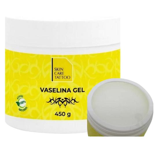 Imagem de Vaselina em Gel Skin Care Tatuagem 450g Hidratação Tattoo