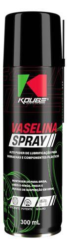 Imagem de Vaselina Em Spray 300ml Lubrifica Borrachas e Plástico KOUBE