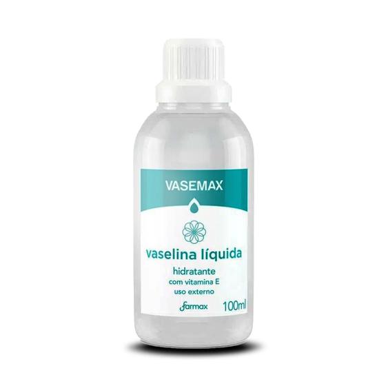 Imagem de Vaselina Líquida Vasemax Farmax 100ml (Alta Hidratação)