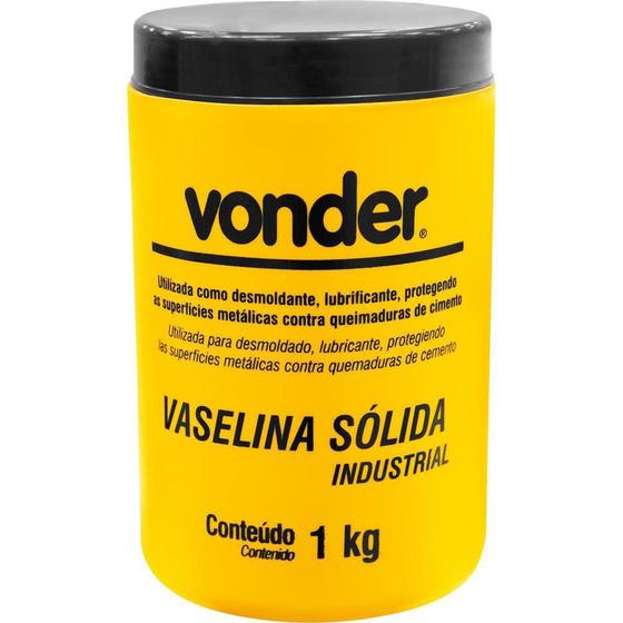 Imagem de Vaselina Solida Industrial 1 Kg Vonder