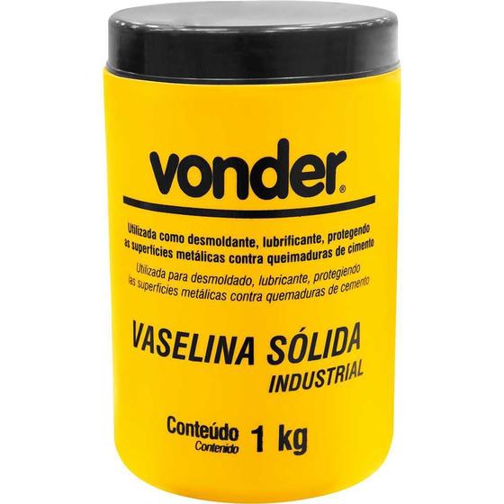 Imagem de Vaselina sólida industrial, 1 kg, VONDER