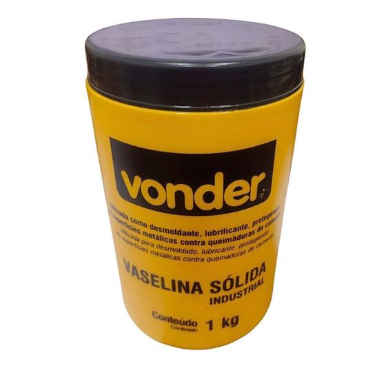 Imagem de Vaselina Sólida Industrial 1Kg Desmoldar Lubrificar VONDER