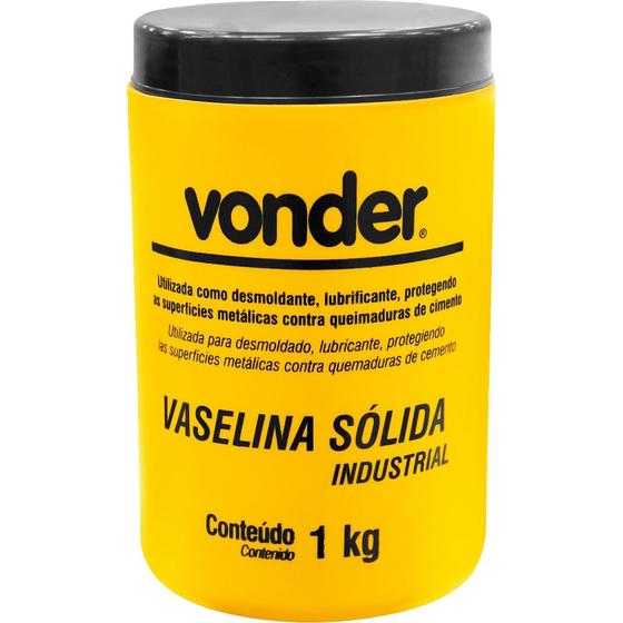 Imagem de Vaselina Sólida Industrial 1kg - Vonder