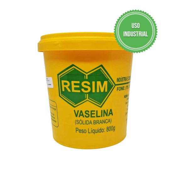 Imagem de Vaselina Sólida Industrial Branca Resim Balde Com 800 gr