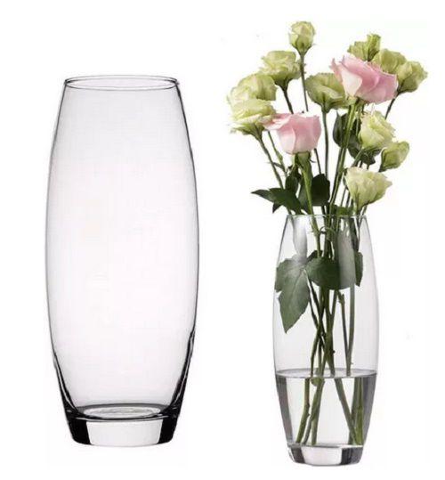 Imagem de Vaso 27 cm vidro cristal arranjo decoração (mcd)