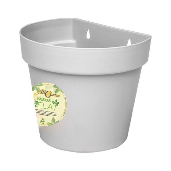 Imagem de Vaso All Garden Flat de Parede Areia - 6L