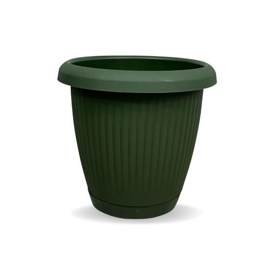 Imagem de Vaso Anti Dengue com Prato Embutido Verde 3,2lts