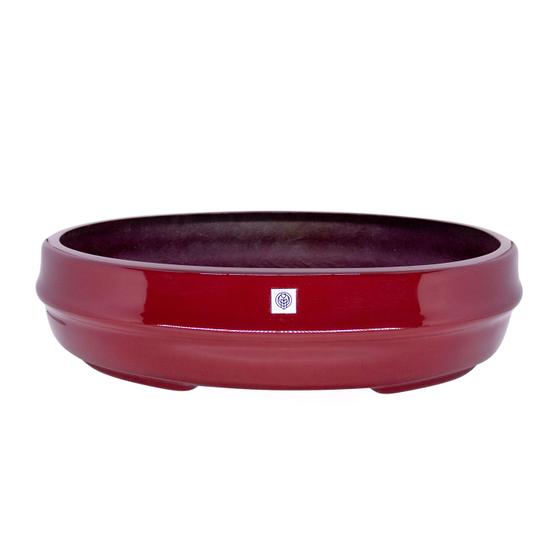 Imagem de Vaso Bacia Decorativo Osaka Vermelho Lira G 16x65x52 cm - D'Rossi